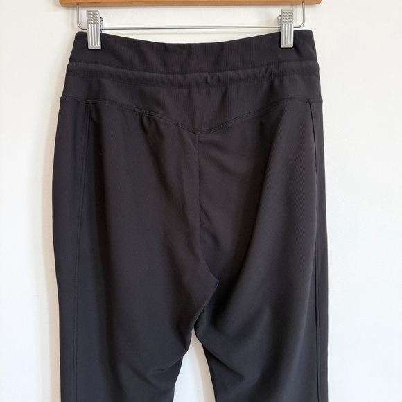 Halara Softlyzero Joggers Black Ribbed Women's Size Small Drawstring Pockets - Picture 5 of 9